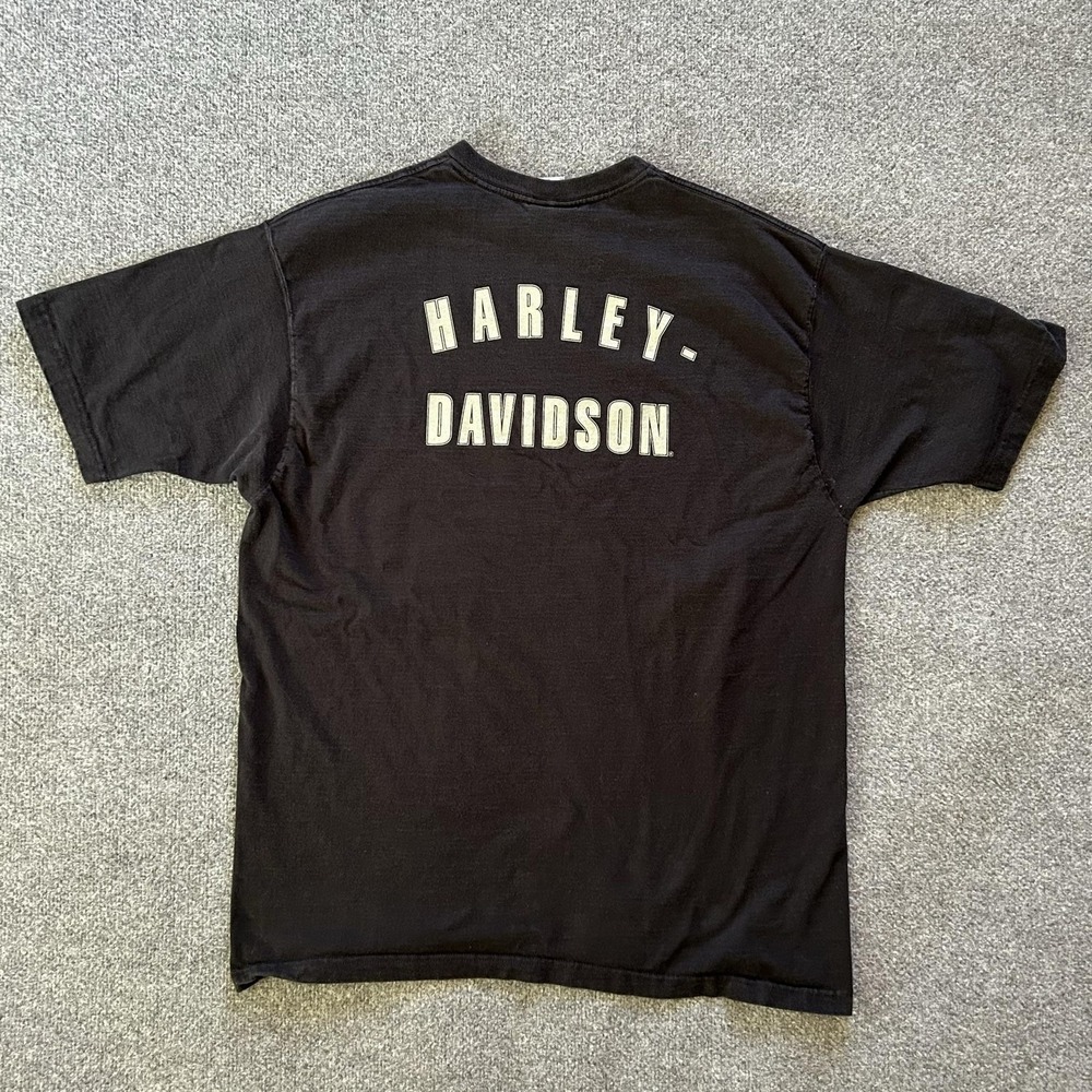 Vintage Harley-Davidson Shirt Mens XL Black 95th Anniversary Graphic Tee‎ USA - Picture 8 of 9